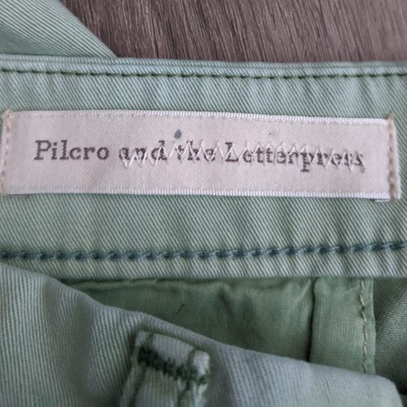 Pilcro + Letterpress Mint Stet Chino Capris 27 - Picture 6 of 9